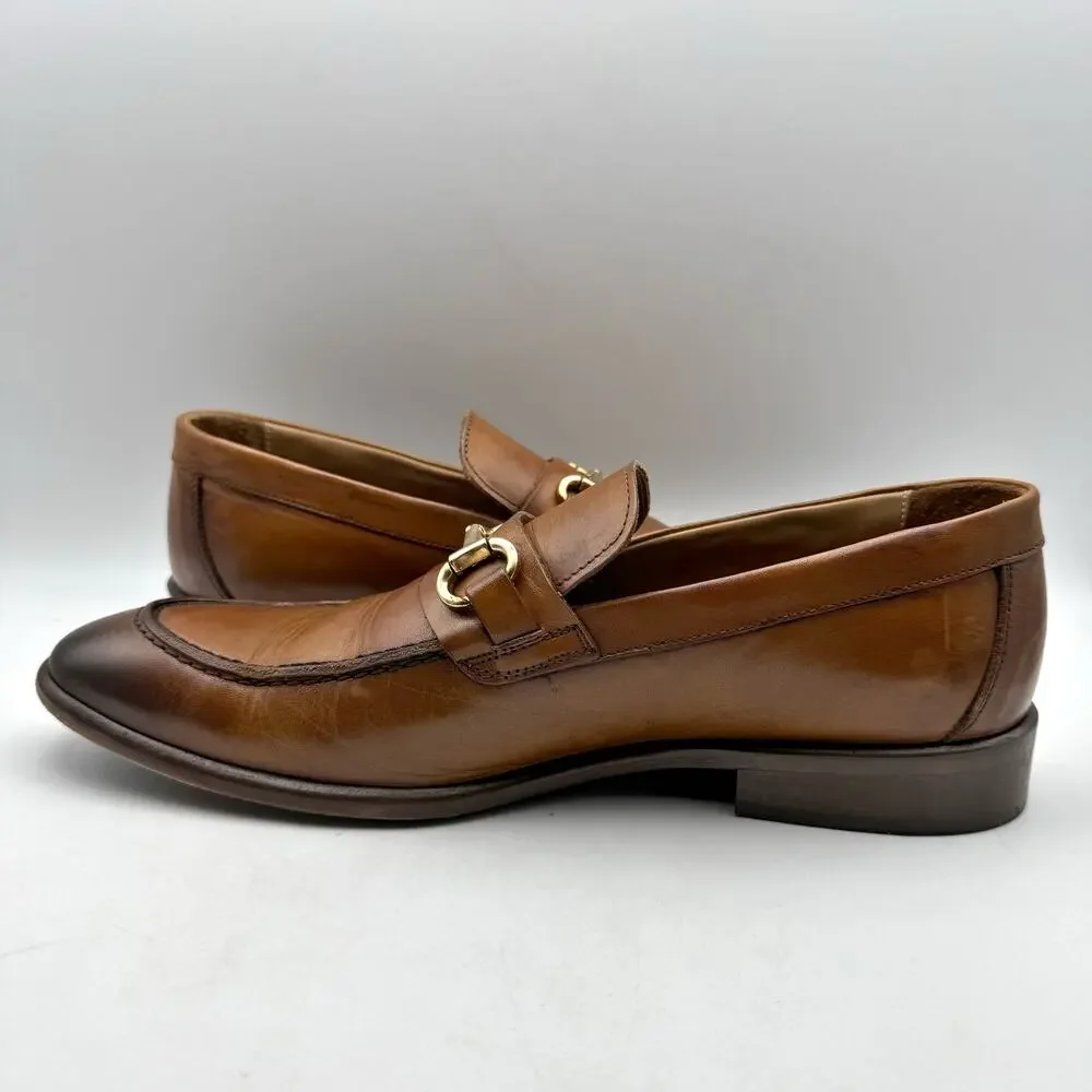 Bruno Magli Mens Alessandro Loafers US 11 M EU 44 Brown Leather